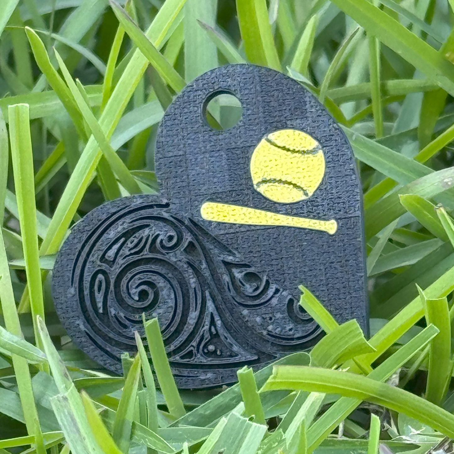 Baseball/Softball Support Keychain