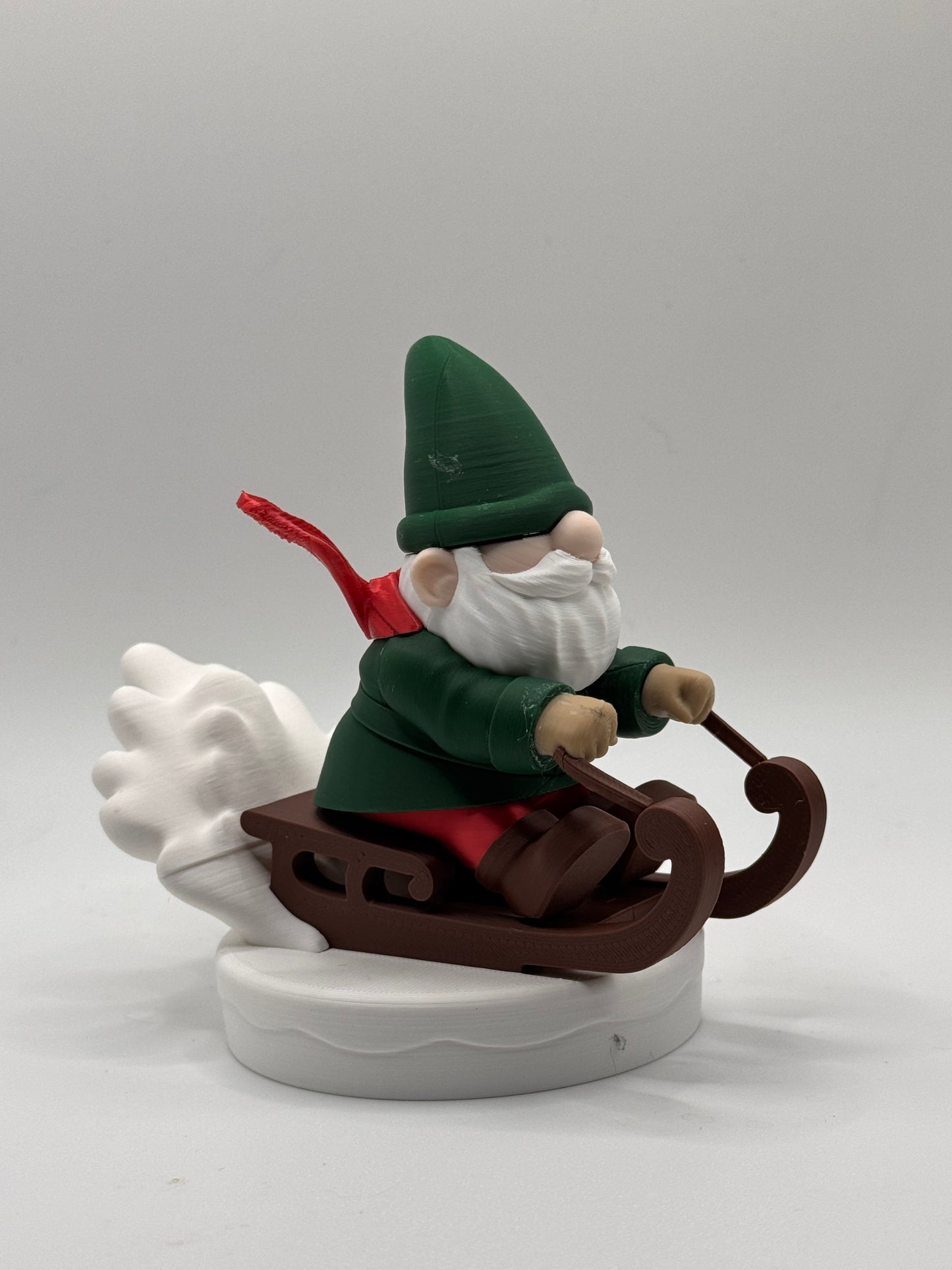 Gnome Sledding