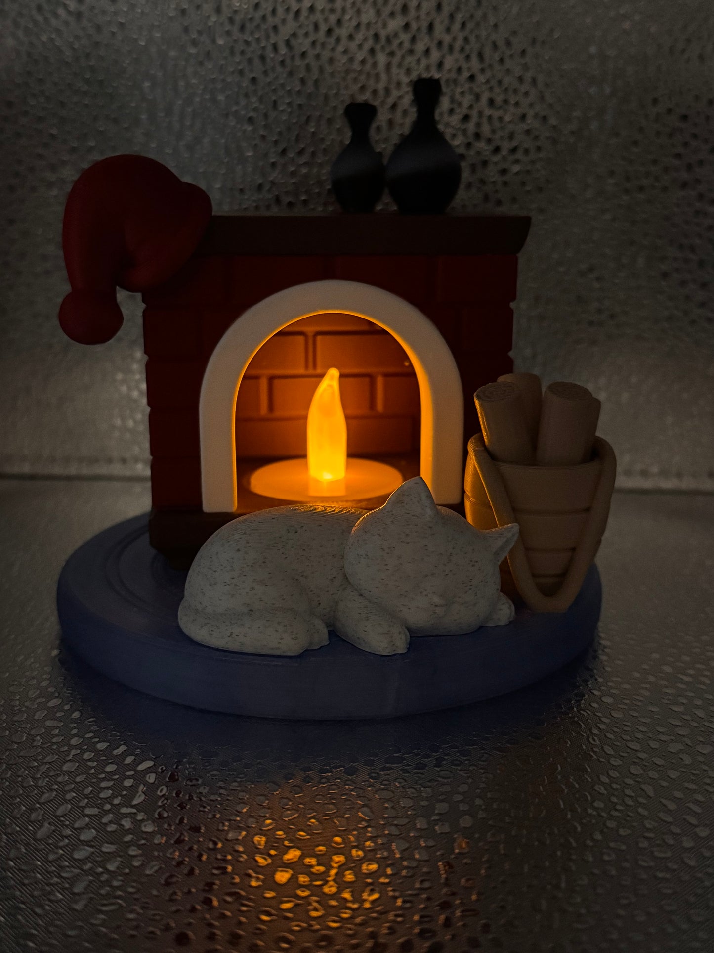 Cozy Fire Night Light