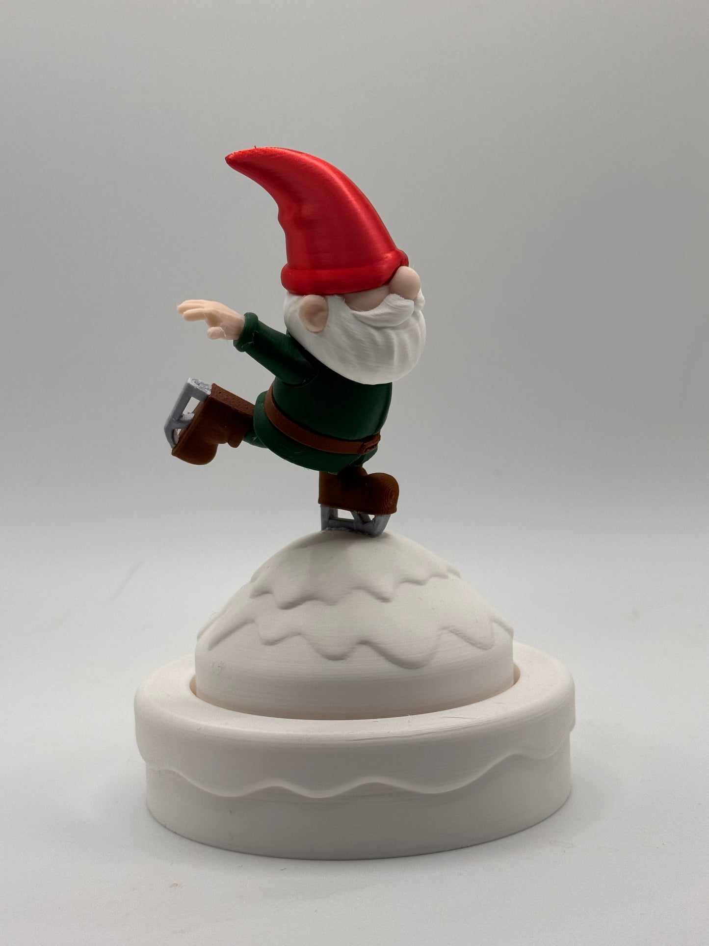 Gnome Ice Skater