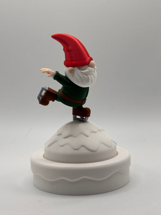 Gnome Ice Skater