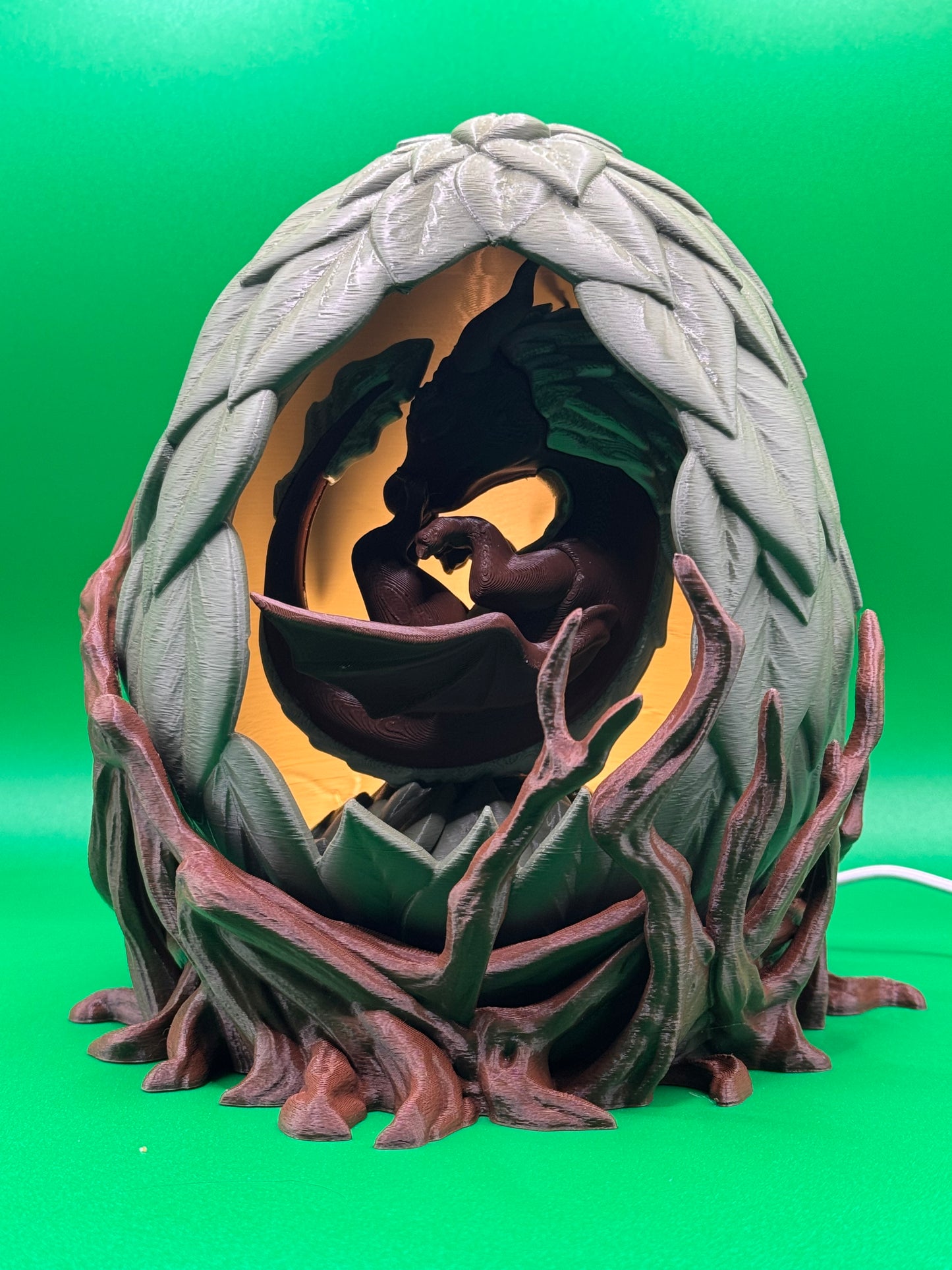 Elemental Baby Dragon Egg Lamp