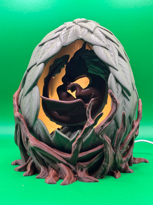 Elemental Baby Dragon Egg Lamp