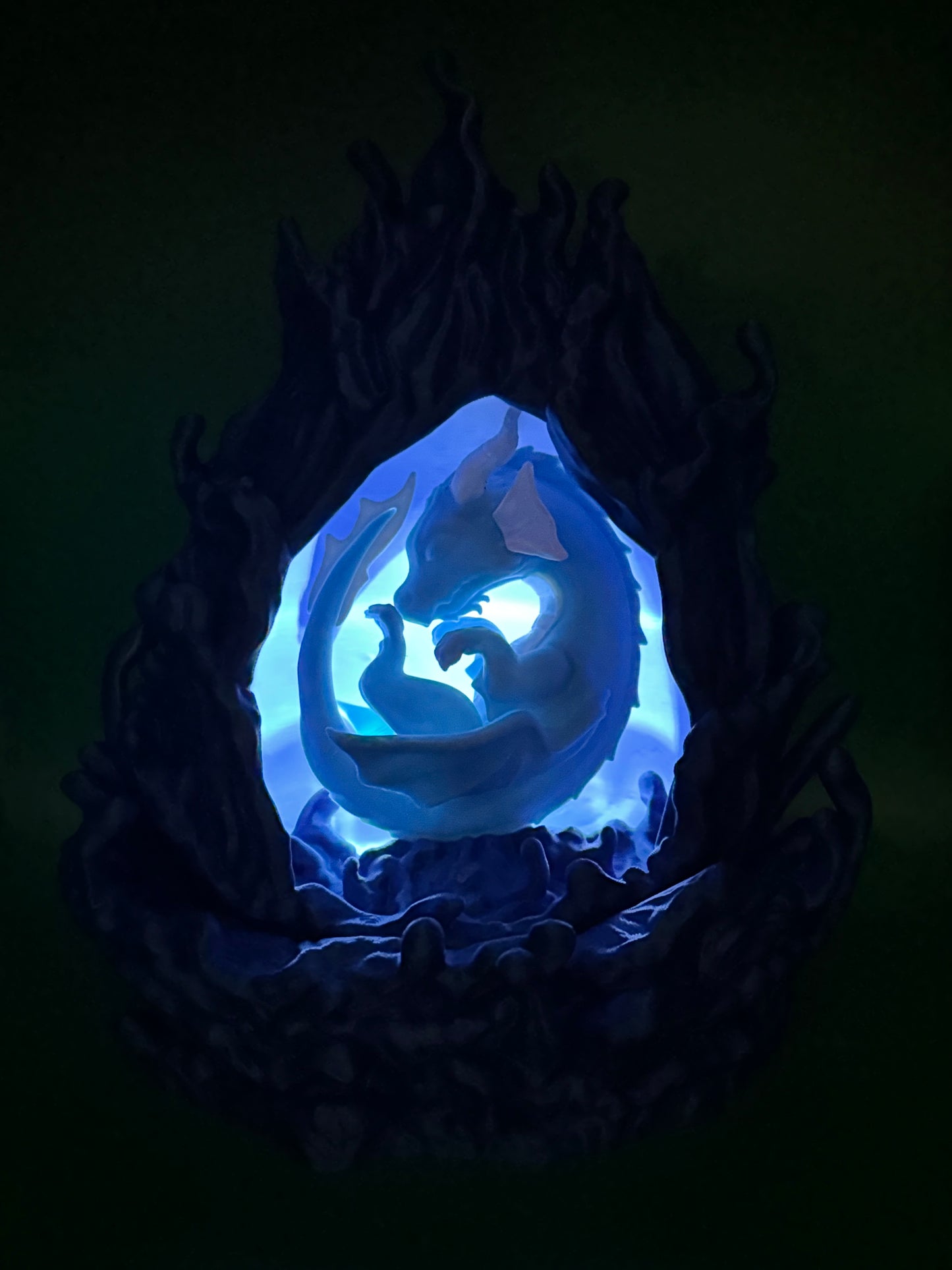 Elemental Baby Dragon Egg Lamp