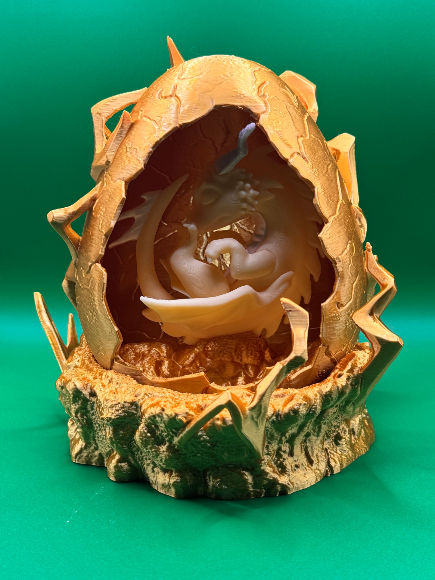 Elemental Baby Dragon Egg Lamp