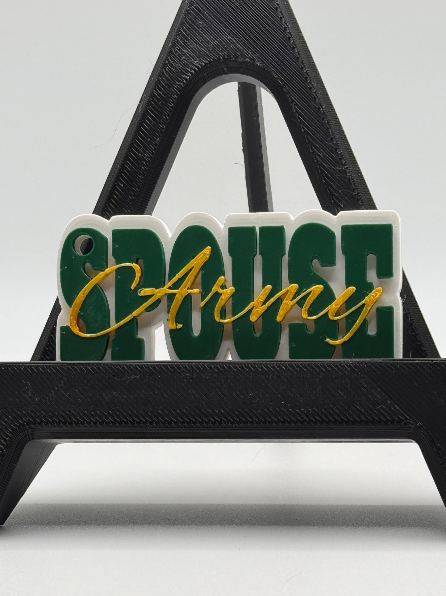 MILITARY SUPPORT KEYCHAIN