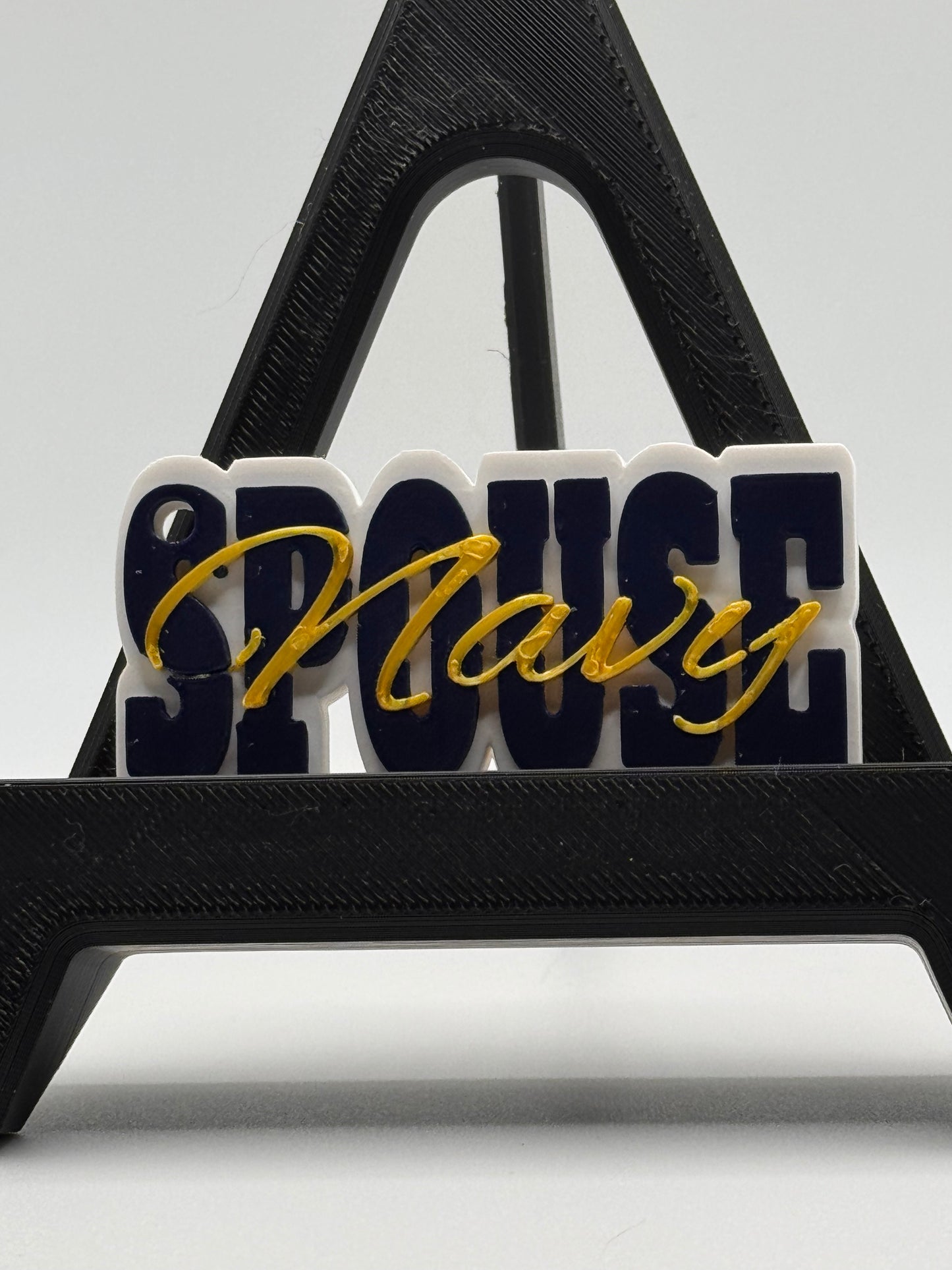 MILITARY SUPPORT KEYCHAIN