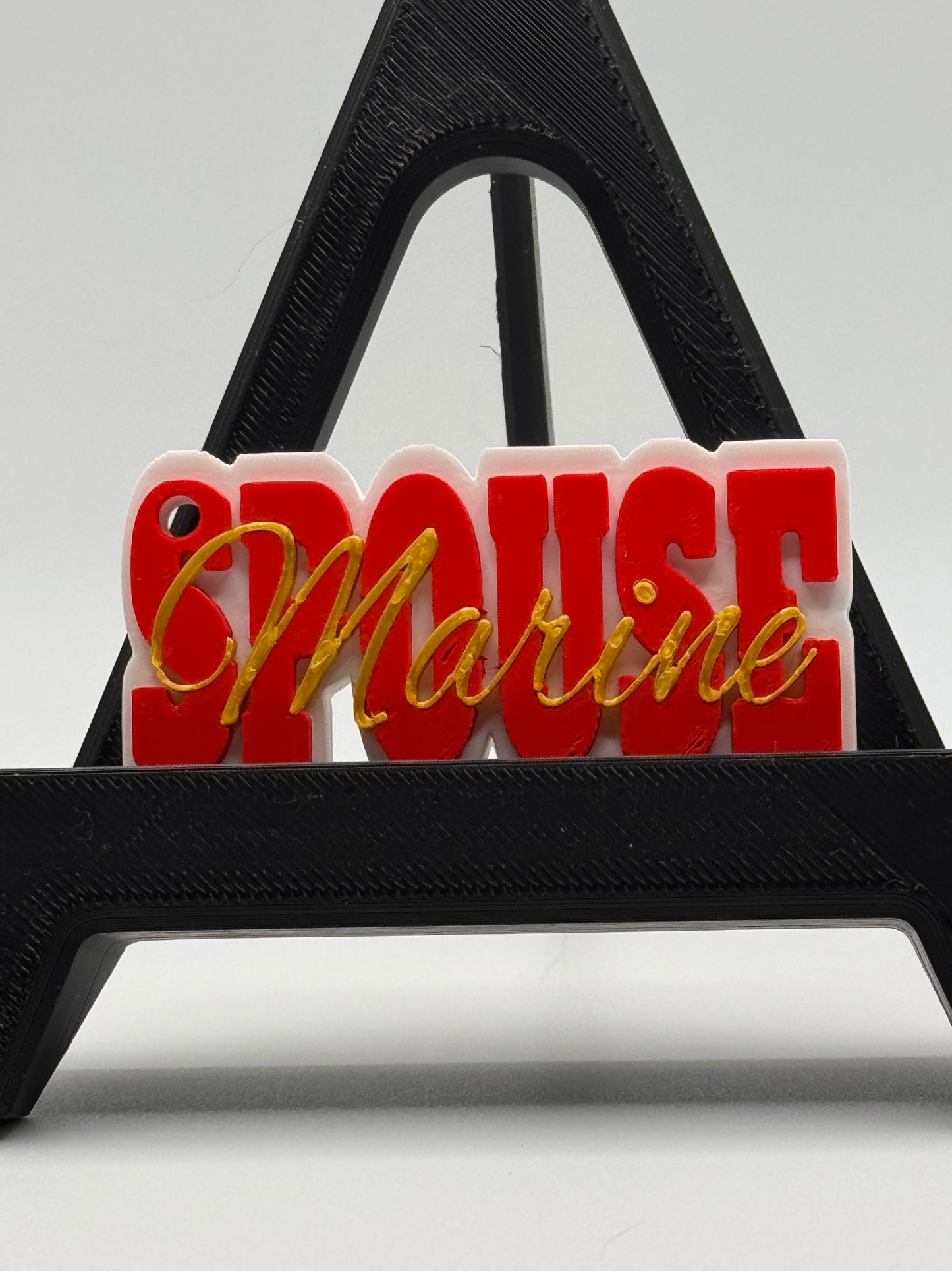 MILITARY SUPPORT KEYCHAIN