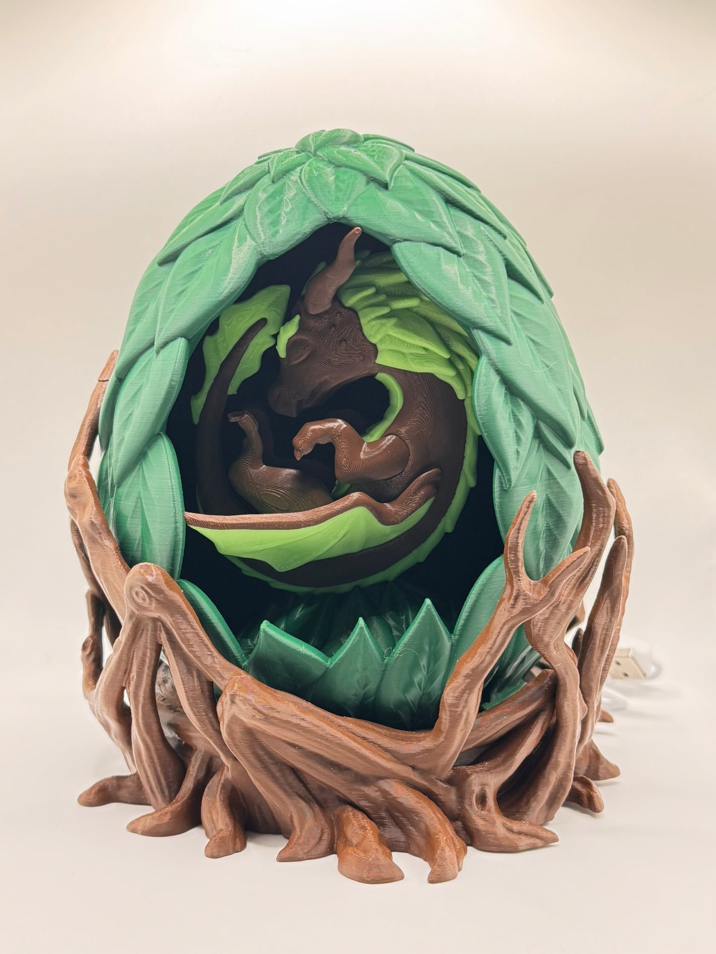 Elemental Baby Dragon Egg Lamp