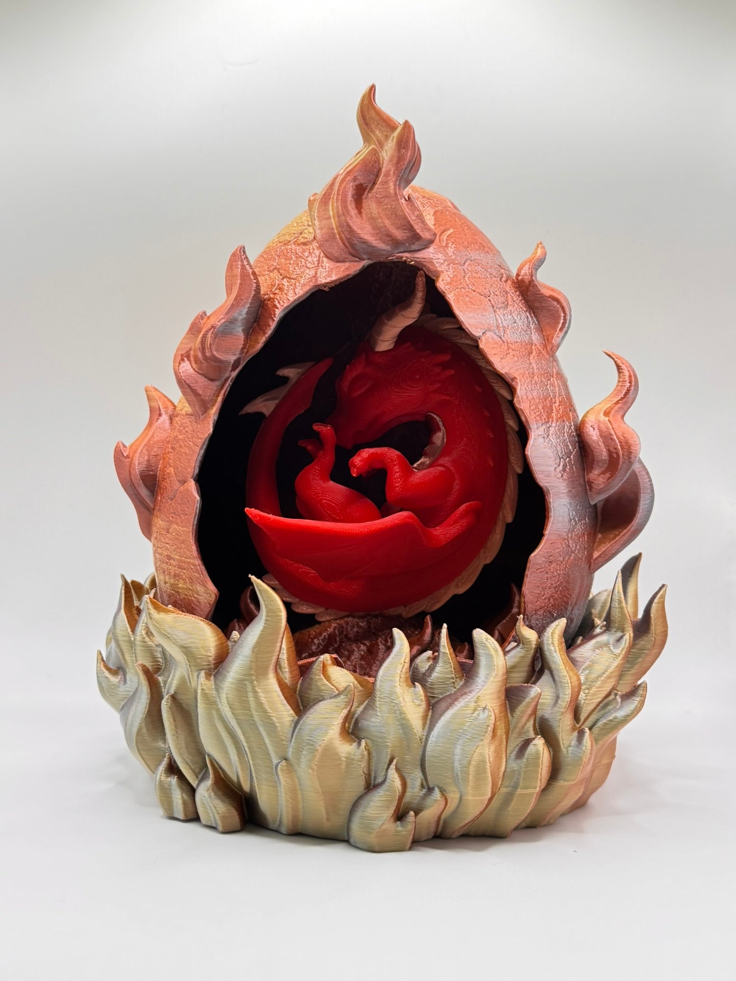 Elemental Baby Dragon Egg Lamp