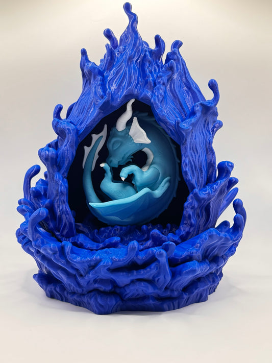Elemental Baby Dragon Egg Lamp